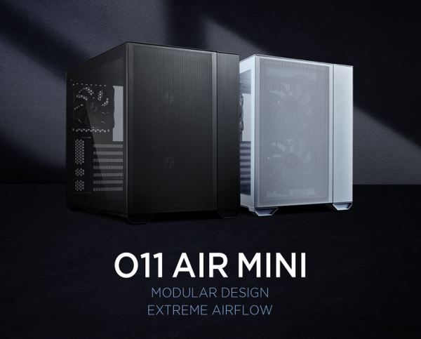 Три панели компьютерного корпуса Lian Li O11 Air Mini изготовлены из сетки